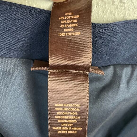 Multiples Navy Blue Slack Pants Size 10 EUC - Picture 4 of 6